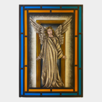 Engel in Türe, ca.27x39cm, 215,-€