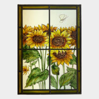 Fenstersonnenblume, ca.35x45 cm 160,- €